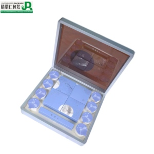 고급 화장품 컬러 소프트 콘택트렌즈 포장 박스, 맞춤 디자인 로고 콘택트렌즈 아이섀도우 팔레트 포함 - Product Image 1