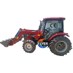 Tracteur agricole chinois Flyer Wheel 50 CV, moteur <span class=keywords><strong>Euro</strong></span> V, 4 roues motrices avec boîte de vitesses et pare-soleil pour l'agriculture - Product Image 2