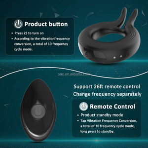 Sacknove Mannelijke Siliconen 10 Frequentie Magnetische Usb Grote Penis Ring Masturbatie Ladyboy Seksspeeltje Konijn Haan Trillende Haan Ring - Product Image 6