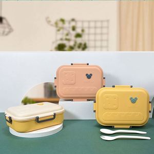 3 Compartment Durable 800ml Food Safe Stainless Steel <b>Lunch</b> <b>Box</b> - Product Image 4
