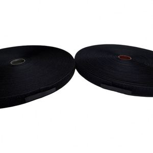 Bande auto-agrippante noire de 20 mm, auto-adhésive, pour vêtements - Product Image 3