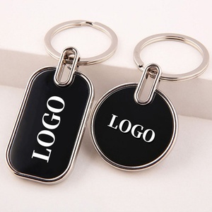 شعار ليزر مخصص Engraving رقم فندق لترويج الإعلانات هدية حلقة مفاتيح معدنية - Product Image 2