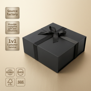 Caja de Papel Magnética Rígida Plegable Personalizada, Caja de Regalo de Lujo con Tapa Abatible, Caja de Correo, Caja para Teléfono Móvil, OEM - Product Image 1