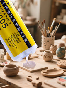 Fast Fix 5 Minutes Clear Color Epoxy AB Glue 50ml Transparent Metal Plastic Ceramic AB Epoxy Adhesive in Seringue Super Glue - Product Image 5