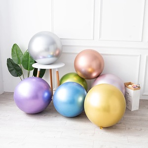Globos de látex dorados metálicos de helio cromado redondos TS <span class=keywords><strong>Super</strong></span> de 36 pulgadas para decoraciones para fiesta de boda, suministro de Globos de Metal - Product Image 5