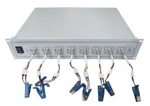 18650 литиевая батарея 8-канальный сетевой видеорегистратор тестер испытательная машина анализатор для цилиндрические ячейки
