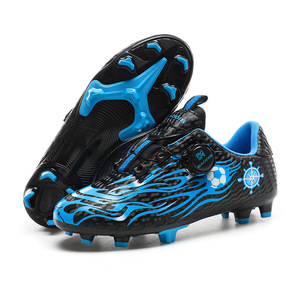 Chaussures de football pour enfants Baodis, tige synthétique, semelle extérieure en TPU, doublure en mesh, pour entraînement et match sur gazon artificiel. - Product Image 3