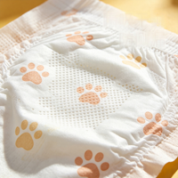 Couches pour animaux de compagnie personnalisées en gros, culottes de soin portables pour animaux, couches pour chiens respirantes, sèches et hypoallergéniques