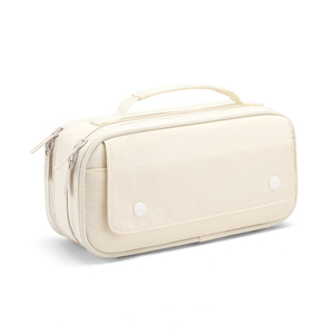 Wholesale Pencil <b>Case</b> Solid Color Multi Layered Portable Large Capacity Pencil Box Stationery Bag for Students - Product Image 1