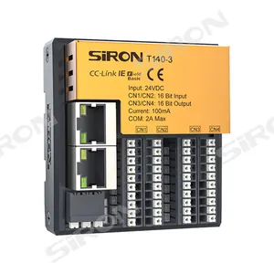 وحدة حافلات أساسية SiRON T140 Cc-Link IE, وحدة حافلات أساسية SiRON T140 Cc-Link IE Field Basic لـ Mitsubishi Q و Fx وغيرها من محطات تصنيع PLC ، وحدة I/O مدمجة