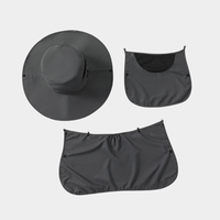 Transpirable ajustable verano protección solar Anti UV pesca escalada visera sombrero de ala grande para el sol para hombres