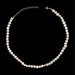 Collar de Perlas Naturales Estilo Coreano, Perlas Barrocas Blancas, Uso Diario para Mujer, Origen Yiwu - Product Image 6