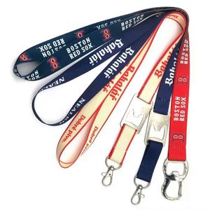 Custom Heat Transfer Printed Soft Black <b>Lanyard</b> with Bottle Opener <b>Lanyard</b> - Product Image 2