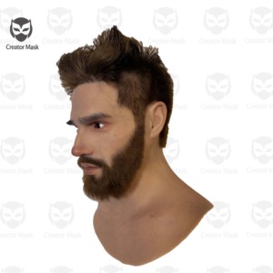<span class=keywords><strong>Masques</strong></span> <span class=keywords><strong>de</strong></span> personnages réalistes en silicone hautement élastique, respirants, écologiques, réutilisables pour Halloween, Pâques, fêtes et déguisements - Product Image 5
