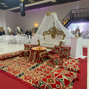 Décoration de siège oriental de salon au henné - Product Image 3