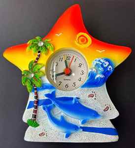 Decoration Natural Shell Shell Clock <b>Heart</b> <b>Shaped</b> Jewelry <b>Box</b> Floor Sea Breeze Ornament Pen Holder Girl Gift Home - Product Image 3