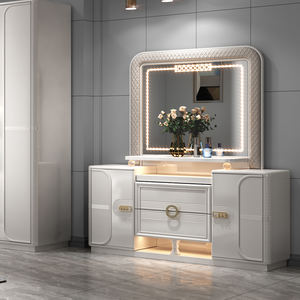 Mobilier <span class=keywords><strong>de</strong></span> Chambre Moderne en Cuir avec Fonction Massage, Ensembles <span class=keywords><strong>de</strong></span> Chambre à Coucher <span class=keywords><strong>Lit</strong></span> King Size <span class=keywords><strong>de</strong></span> Luxe - Product Image 5