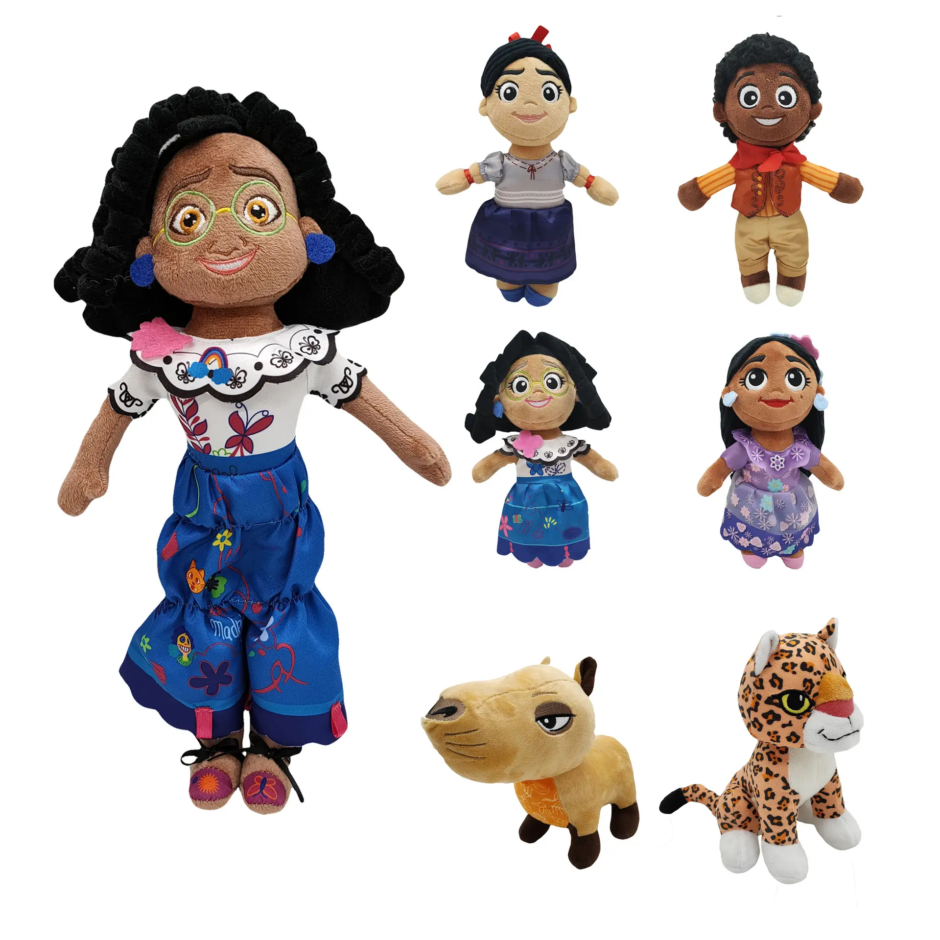 New Encanto Plush House Full Of Magic Doll Isabella Animation Film Surrounding Plush Dolls Baby Plush Toy