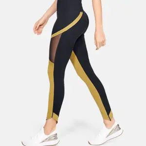 Groothandel Yoga Workout Hoge Taille Broek Running Gym Dragen Oem Custom Joint Mesh Sport Leggings Fitness Vrouwen