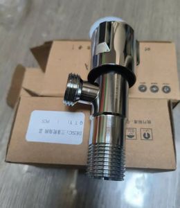 Valvola Triangolare Moderna in Ottone per Cucina e Bagno, Rubinetto e Altri Accessori, Valvola Angolare a Tre Vie - Product Image 6