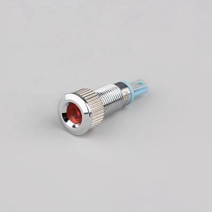 CMP 8mm DC 24V mühürlü lehim terminali Metal gösterge lambası - Product Image 3