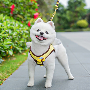Arnés de Paseo para Mascotas Pequeñas, Gatos, Perros, Cachorros, Chaleco Ajustable a Prueba de Escape, Cómodo Diseño Británico de Poliéster - Product Image 2