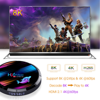 H96 MAX TEST RK3528 8K Streaming Internet Gratuito Más Inteligente Ott Quad Core Prueba de RAM Premium Android Pro con Reproductor IPTV