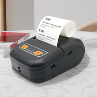 Printer penerimaan termal Mini mendukung BT IOS / Android Connect untuk Printer pengiriman kantor portabel