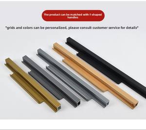 Profilés de cadre en alliage d'aluminium de haute qualité Factory - Direct Tailles personnalisées <span class=keywords><strong>pour</strong></span> les armoires en verre dans les salons - Product Image 2