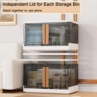 STELLAR PATH Moderne Staande Keuken Afwasrek 5-Laags PP+PET Plastic Multifunctionele Afwasrek Afdekking voor Keukenopbergruimte