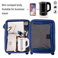Sonifer – petite bouilloire électrique de voyage portable sans fil en acier inoxydable coloré, SF-2058 W, 0,6l, 600