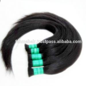 Indonesian Virgin Remy Human Hair Bulk Luxury Grade Raw Hair Double Drawn Ends High Quality Wholesale - Product Image 4