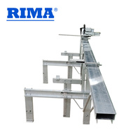 Pour RIMA 4.7 m scierie à bois tronçonneuse nouvelle conception de fraisage horizontale avec support en acier solide pour la coupe de bois scie à bûches bande de bûches