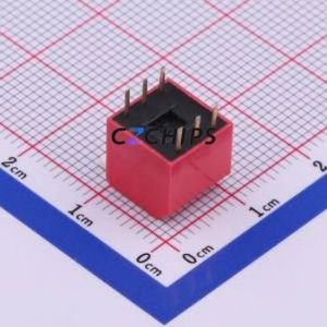 DP-03RP DIP Switch Through hole Component (THT) Switch Piano Key Single Pole Single Throw 3 2.54mm - Product Image 2