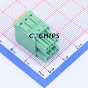 KF2EDGKNH-3.5-2*3P Plug-in Terminal Block P=3.5mm Connector ( Connector Type: Male Plug )( Construction: 2x3P )( Pitch: 3.5mm ) - Product Image 2