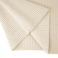 AiNear Vente en gros de logo personnalisé Oem & Odm Hiver Manches longues Col rond Côtelé uni Pulls basiques en tricot de laine pour hommes