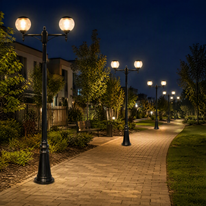 ไฟเสาโซลาร์ LED แบบ IP65 สไตล์โมเดิร์น ผลิตตามสั่งสำหรับสวนสาธารณะ ลานบ้าน ถนน บ้านพักตากอากาศ สนามหญ้า และตกแต่งภูมิทัศน์ - Product Image 1