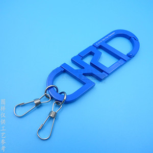 Tezuka Productions <b>Anime</b> Character <b>Keychain</b> Zinc Alloy Red Custom Shape Carabiner For Gifts - Product Image 4