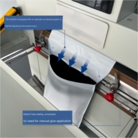 Machine d'emballage de sacs pré-ouverts pour e-commerce express, machine d'emballage de table avec étiquetage et impression
