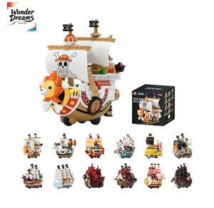 POP MART วันพีซ ซีรีส์ The Grand Line ชุดรถโมเดลฟิกเกอร์แบบสุ่ม ของสะสม ของเล่น ของขวัญวันหยุด วันเกิด สำหรับเด็กผู้ชาย - Product Image 1
