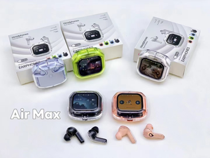 Max Calm True Auriculares inalámbricos Cancelación de ruido Auriculares intrauditivos TWS Pantalla táctil inteligente Indicador de batería LED Modos de juego de música - Product Image 4