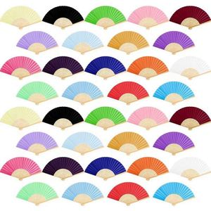 Abanico Plegable Personalizable de 7 Pulgadas, Abanico de Mano Portátil Tallado en Estilo de Arte Popular Blanco, Material de Bambú para Regalos Empresariales - Product Image 6