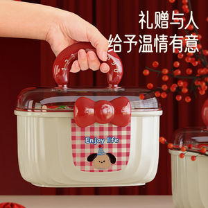 Wedding Candy Storage <b>Box</b> <b>Large</b> Capacity Covered Cartoon Design For Wedding Favor <b>Gift</b> <b>Box</b> - Product Image 2