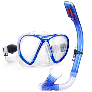 Set <span class=keywords><strong>de</strong></span> Máscara <span class=keywords><strong>de</strong></span> Buceo Wave, Gafas <span class=keywords><strong>de</strong></span> Buceo <span class=keywords><strong>de</strong></span> Visión Amplia para Deportes Acuáticos con Snorkel - Product Image 4