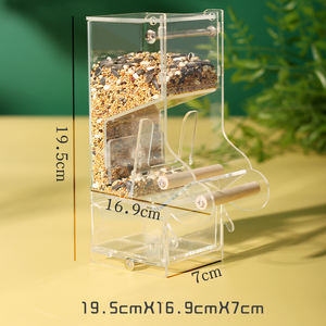 Mangiatoia Automatica <span class=keywords><strong>per</strong></span> Uccelli di Alta Qualità in Acrilico Mangiatoia Semplice in Vendita Ciotola <span class=keywords><strong>per</strong></span> <span class=keywords><strong>Cibo</strong></span> in Acrilico <span class=keywords><strong>per</strong></span> <span class=keywords><strong>Pappagalli</strong></span> - Product Image 2