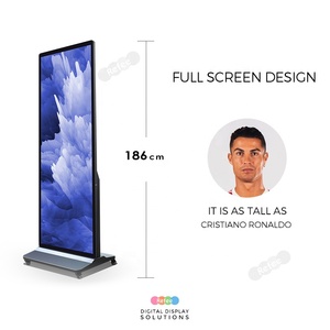 จอแสดงผลดิจิทัลแบบตั้งพื้นขนาด 70 นิ้ว 4K สำหรับโฆษณา จอเต็มแนวตั้ง ระบบแอนดรอยด์ หน้าจอสัมผัส LCD สำหรับคีออสในห้างสรรพสินค้า - Product Image 4
