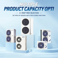 Climatiseur TICA R410A pour hôtels avec système multi-split VRF modulaire de 14HP pour bâtiments hôteliers