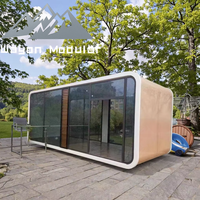 Villa préfabriquée de luxe de deux étages à structure en acier sur mesure Wayon avec pilotis en V pour jardin résidentiel