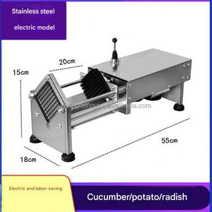 Cortadora Eléctrica de Patatas Fritas y Vegetales, Totalmente Automática, con Motor de 220V, para Cebollas, Frutas, Restaurantes y Granjas - Product Image 2