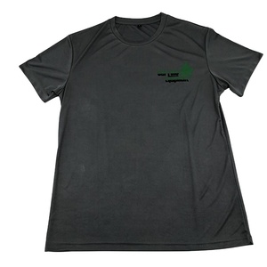 Vente directe d'usine, t-shirt fonctionnel pour homme en polyester à manches courtes et coupe slim - Product Image 2